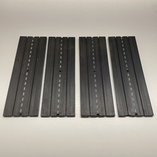 Vintage Aurora Model Motoring Track 9" Straight 1517 Set of 4 w/ center stripe