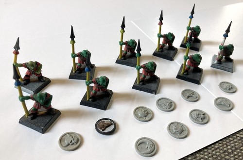Plastic Goblin Spearmen (10) Orcs & Goblins 0755 Warhammer Games Workshop (#1) - Picture 5 of 7