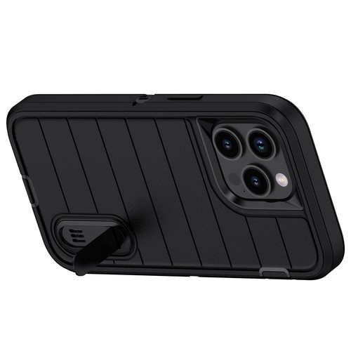 For iPhone 15 Plus/Pro/Pro Max Shockproof Case Hybrid Stand Cover Tempered Glass - Picture 18 of 37