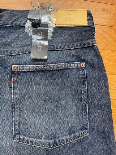 New mens gucci jeans. 46 Size Italian (US 30) 100% Cotton. Blue Classic - Picture 7 of 12