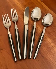 ELD2-BLACK  Stainless by Eldan Japan Synthetic Wood Handle Flatware - Choice