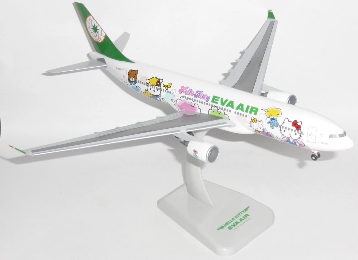 Airbus A330-200 EVA Air Hello Kitty Speed Puff Jet Collectors Model Scale 1:200
