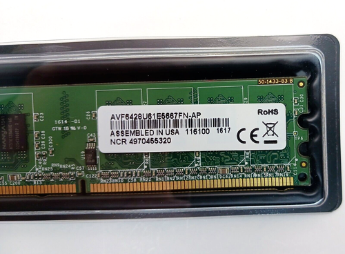 NCR 4970455320 1GB PC2-5300 DDR2 SDRAM 667MHz Non-ECC 240-Pin DIMM Memory Module - Picture 2 of 5