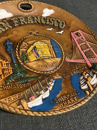 SNCO Imports / San Francisco / Japan / Dekoteller / Vintage Sammelteller - Bild 3 von 6