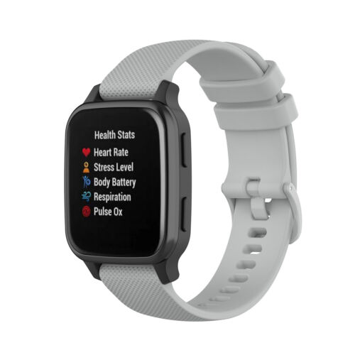 Rubber Strap Watch Band for Garmin Venu 3S/2S Forerunner 265S/255S Vivoactive 4S - Picture 12 of 34