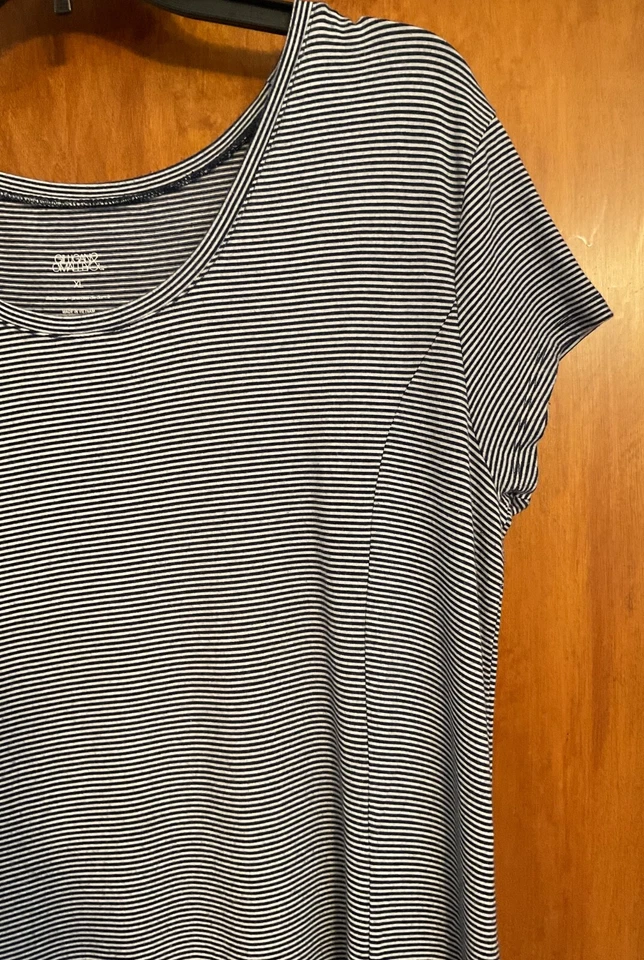 Camisón para mujer talla para dormir/salón XL Azul Marino/Blanco Rayas Gilligan y 0’M Foto 3 de 4