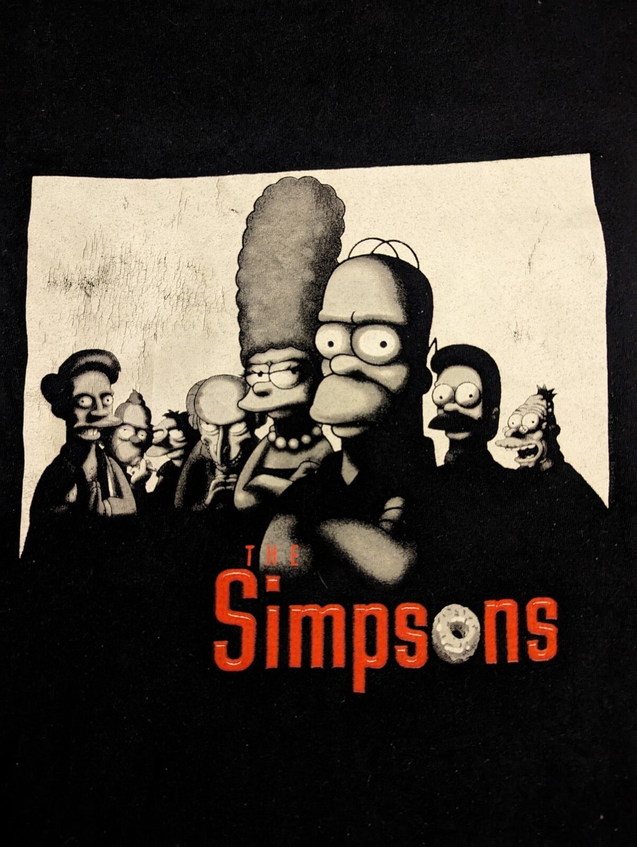 Simpsons Sopranos Parody T-shirt L Vintage Y2K | eBay