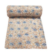 Indian Handmade Multi size Cotton Kantha Quilt Throw Bedspread Blanket decor