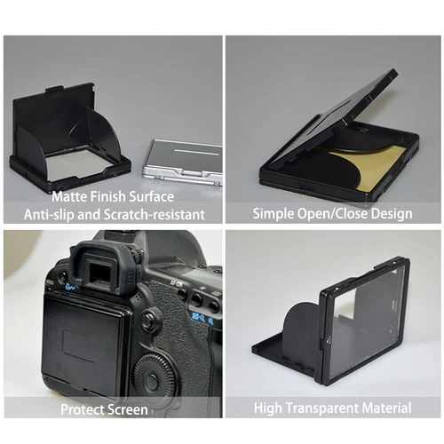 3 Inch LCD Shade DSLR Camera Screen Protector Universal Detachable Pop-UP Hood - Picture 5 of 23