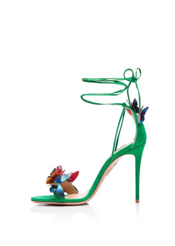 Womens Spring/Summer New Strap Butterfly Thin High Heels Sexy One Belt Sandals - 第 20/35 張圖片