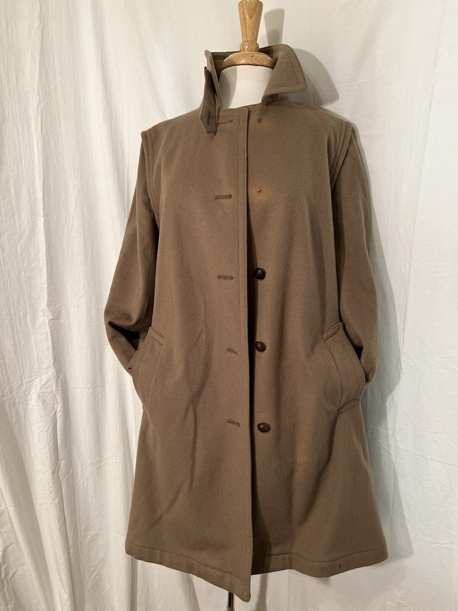 1940s burberry trench coat １枚袖　バーバリー 70's】Vintage Burberrys Single Raglan Rider Coat C100 With Liner Size