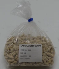 Caplugs Size 00 Laboratory Corks 1000/Bag