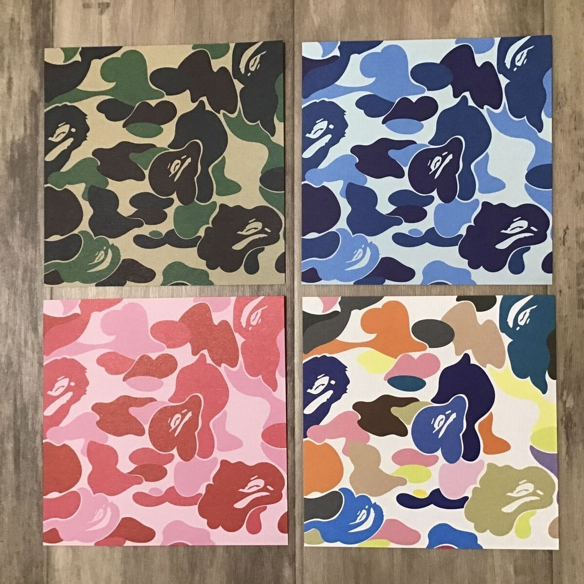 BAPE camo Japanese origami paper A Bathing Ape | eBay