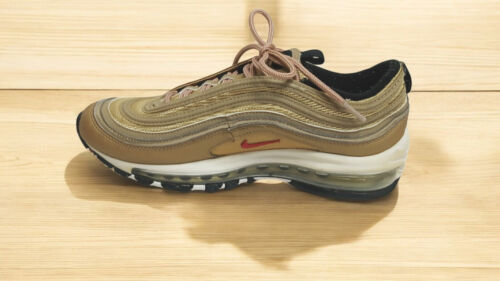 Zapatillas Nike Air Max 97 OG QS para niños talla 7Y jóvenes mujeres 8,5 doradas - Imagen 3 de 11