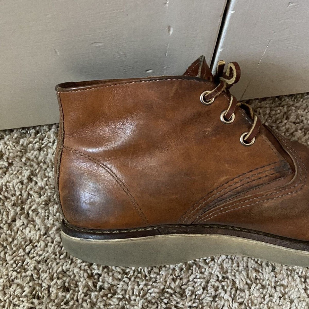 Red Wing 3140 Classic Chukka Brown Leather USA Shoes Boots Size UK 8 US 9 #2 Red Wing Heritage 3140 Men main image 3