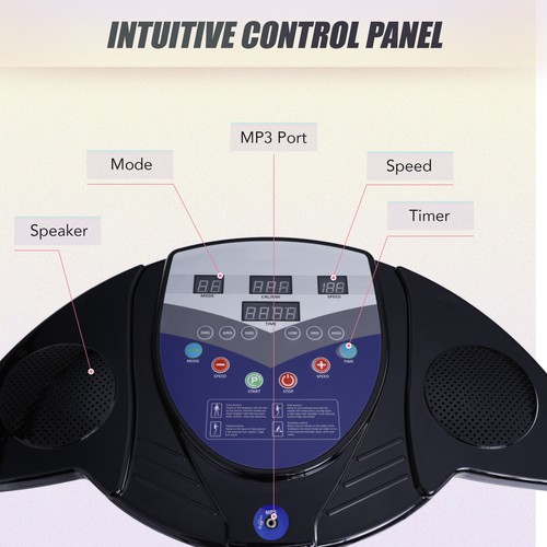 2000W Whole Body Vibration Platform Exercise Machine 180 Speed with MP3 Player - Picture 8 of 11