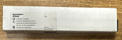 SPRECHER + SCHUH KT7-25-DB-45-4 COMPACT BUSBAR 600VAC 64A **NEW IN BOX**