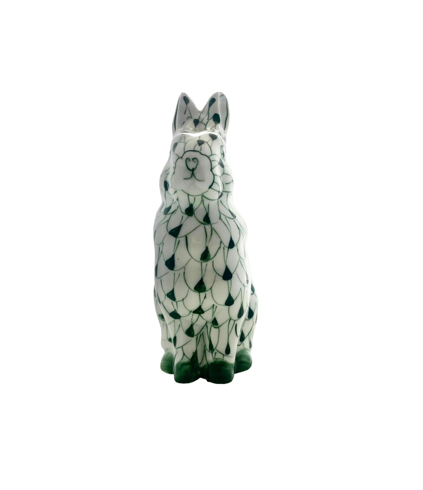 Rabbit Figurine Bunny Porcelain Statue Design Herend Style eBay