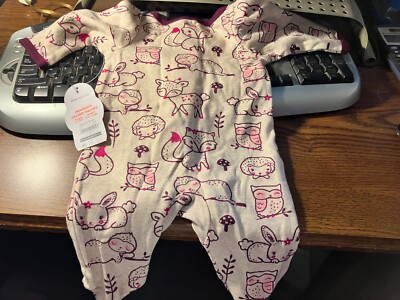 Wonder Nation Newborn Sheep pajama sleeper 100% cotton
