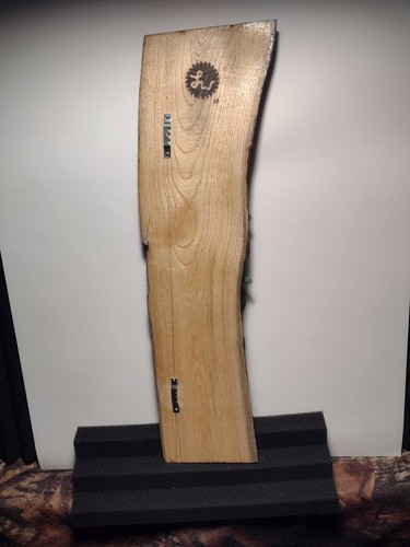 Cast Iron And Wood Key Rack With Fractals, Handmade by C.E. - Picture 7 of 8