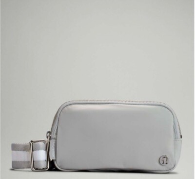 NWT Lululemon Everywhere Crossbody Seal Grey Bag
