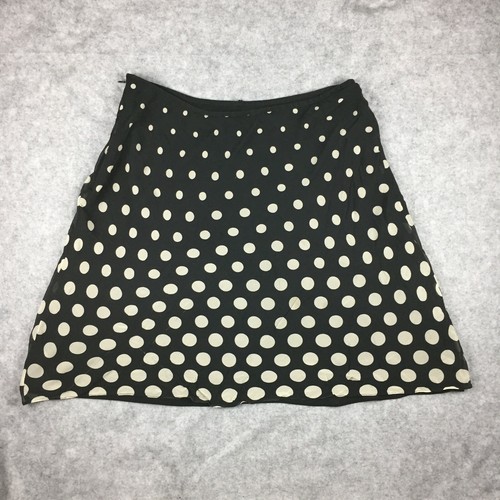 INC International Concept Silk Knee Length Straight Polka Dot Skirt Women's 14 - Picture 6 of 8
