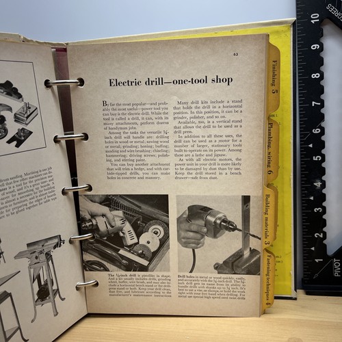Vintage Better Homes and Gardens Handwerkerbuch 5 Ringbuch 1966 Mid Century - Bild 5 von 7