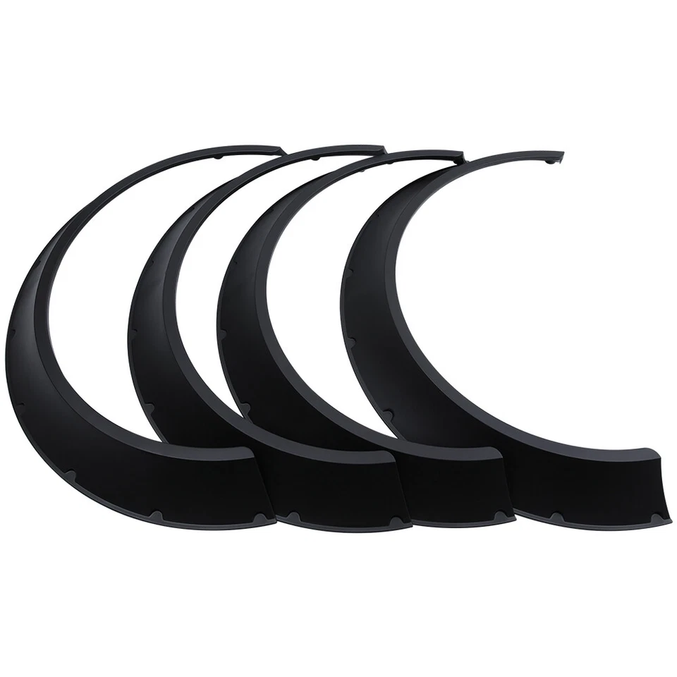 For Volvo S40 S60 S80 S90 4.5" Fender Flares Extra Wide Body Kit Wheel Arches - Image 3 of 4