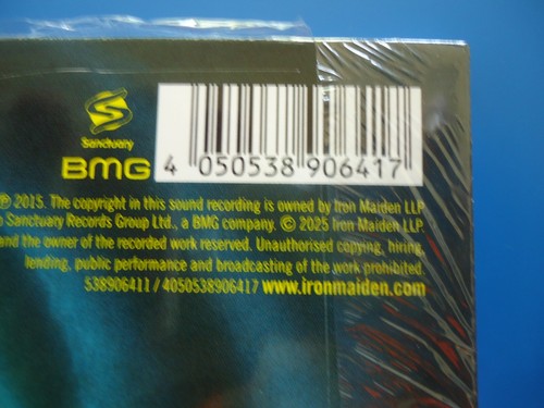 Iron Maiden Number of the Beast LP (2015) NEW Shrink Wrap Tear - Picture 3 of 3