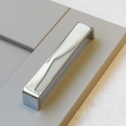 20x Kitchen Cupboard Handles 160mm Polished Chrome Door Drawer