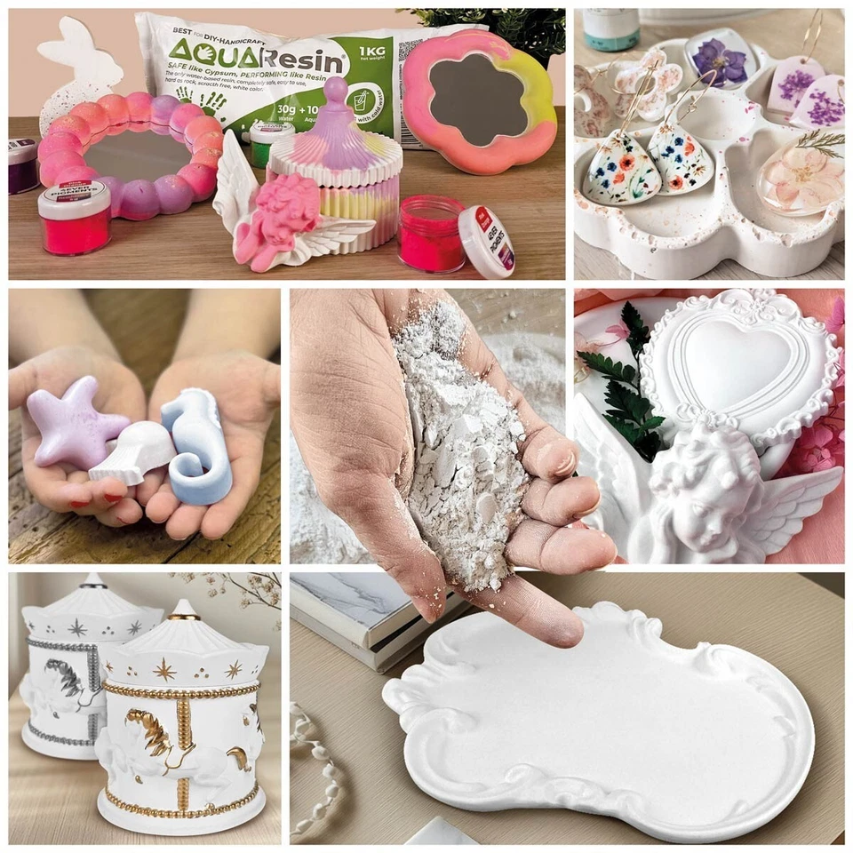 AQUA RESIN – Alpha-Gips, Satinweiß, Sicher und Ungiftig - Bild 2 von 4
