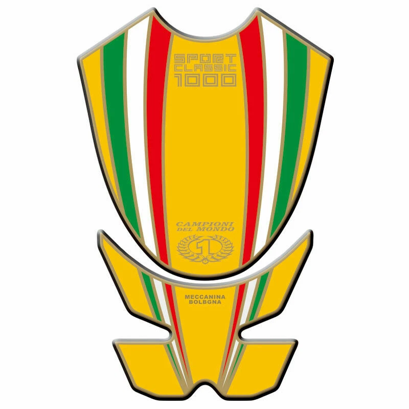 Calcomanía protectora de almohadilla de tanque 3D para Ducati Sport Classic 1000 Foto 3 de 4