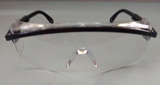 QTY. 3  Honeywell Uvex S135C Astrospec 3000 Safety Glasses,Black Frame,Clear UV