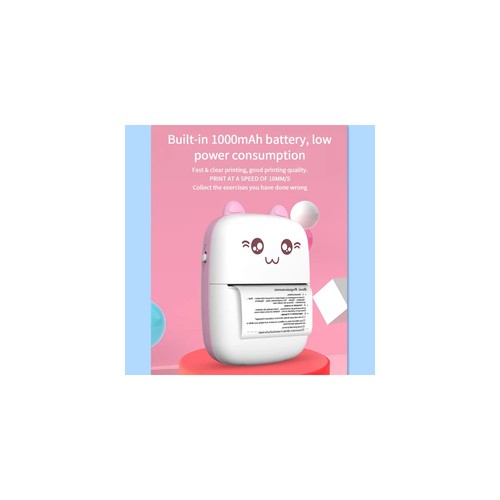 Compact Wireless Thermal Printer - Sticker Photo Print - Portable Mini Pocket - Picture 5 of 8