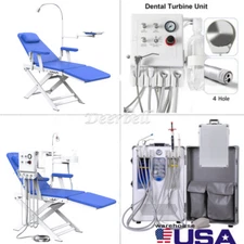 Dental Mobile Delivery Turbine Unit Suction Air Compressor /Dental Folding Chair
