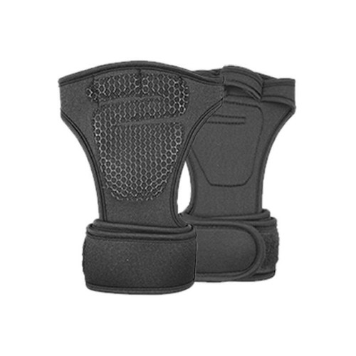 Weight Lifting Grip Gloves Fitness Gym Wrist Wrap Workout Dumbbell Sports - Picture 3 of 7