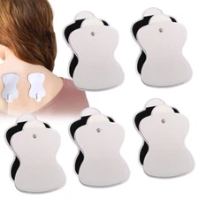 10 TENS Unit Replacement Pads for Omron Large Long Life Pads Snap Electrode Pads