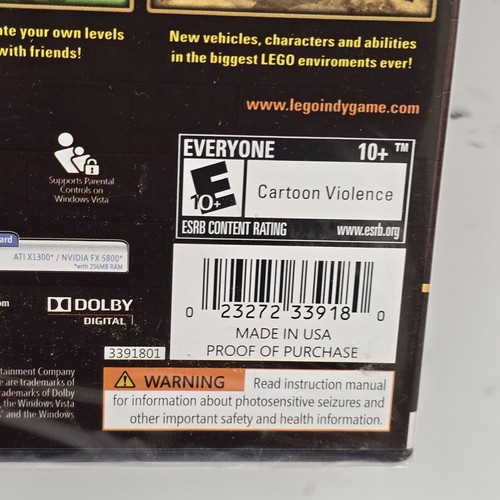 LEGO Indiana Jones 2 La Aventura Continúa DVD PC Juegos para Windows - Nuevo - Imagen 5 de 6