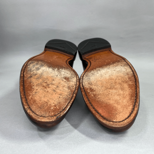 Allen Edmonds Randolph Penny Loafers Men's Size 10 Brown Leather Slip On Shoes - Picture 11 of 12