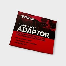 D'Addario Regulated AC-DC 9V Adaptor PW-CT-20 Guitar Pedal Power Planet Waves