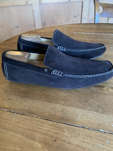 To Boot New York Adam Derrick Brown Suede Driving Loafers 13 M - Picture 4 of 10