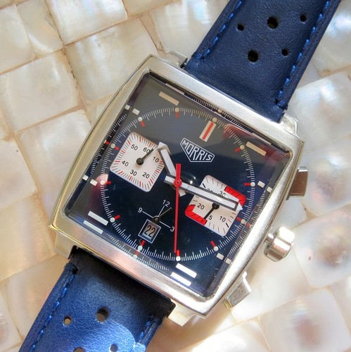 MORRIS MONACO A 7750 AUTOMATIC CHRONOGRPAH WATCH SAPPHIRE 5ATM BRAND NEW BOXED!! - Picture 12 of 24