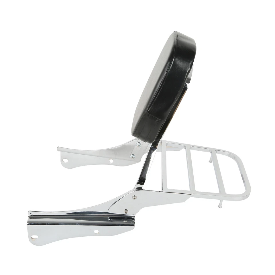 Backrest Sissy Bar Luggage Rack Fits For Honda Shadow Spirit VT750DC 01-03 05-07 - Image 3 of 4