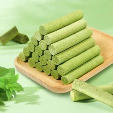 50/100pcs Cat Grass Stick, Freeze-dried Cat Snacks,Cat-Oral Cleaning Treats |HOT