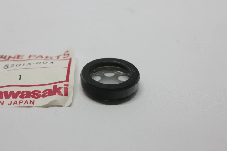 KAWASAKI KE250 Z1 KZ400 KL250 KDX420 MEDIDOR DE NIVEL DE ACEITE NOS 52015-004 Foto 2 de 4
