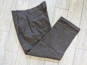 vintage style TWEED donegal wool 38x32 