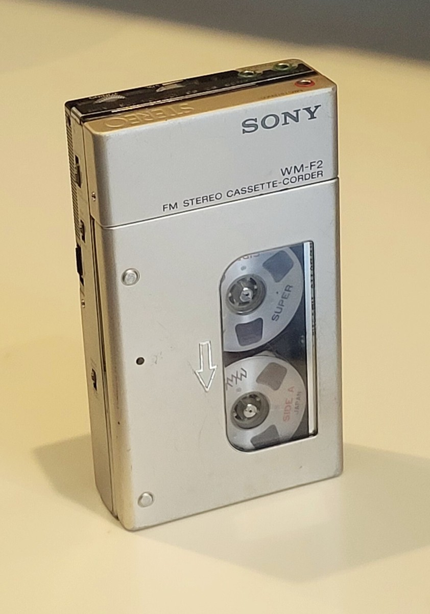 Vintage Sony Recording Walkman WM-F2 Stereo FM Radio