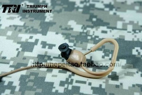 TRI M3 Four-Pole Connector Tactical Eardrum Earphone Skin Color Civil Interphone - Picture 7 of 11