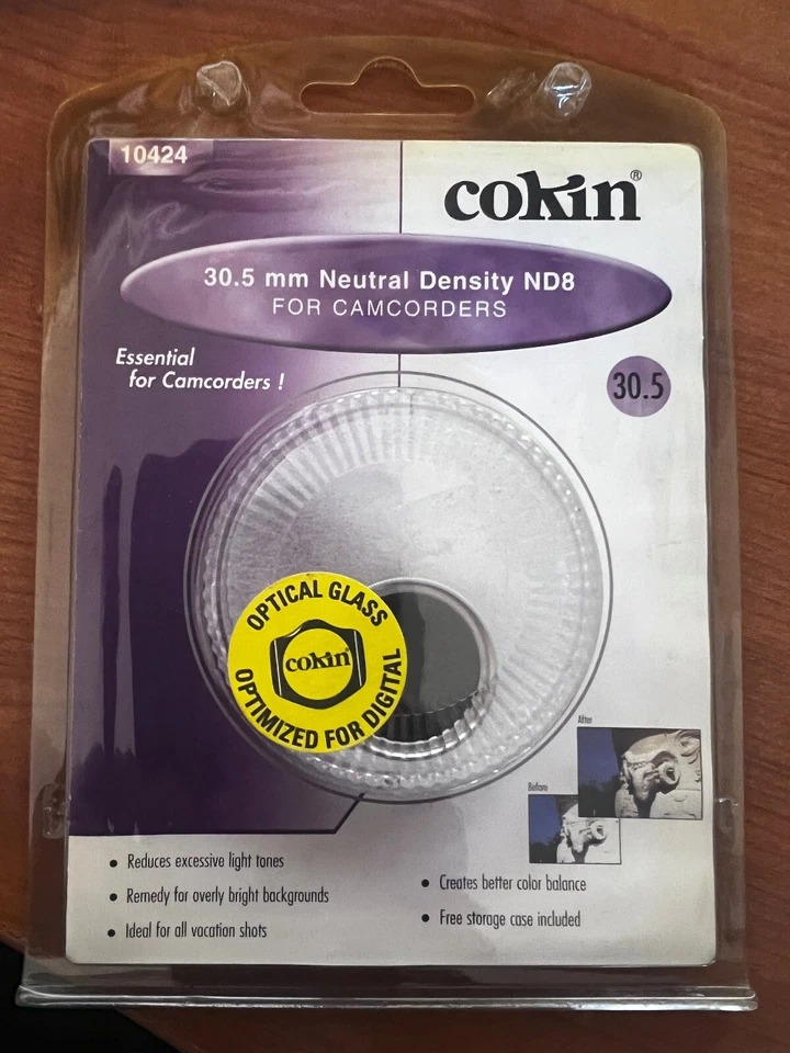 Cokin Neutral Density ND8 UV Camcorder Cameras Filter Sizes (25,30,30.5 or 58mm) - Image 4 of 4