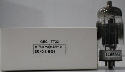 TT22 KT88 GEC triple "O" Getter fabriqué en Angleterre AVO 160 testé - Photo 1/9